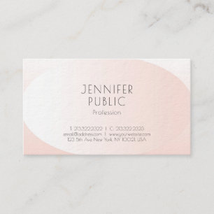 Professional Elegant Minimalist Design Luxury Business Card