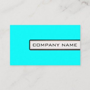 Professional Elegant Modern Aqua Minimalist Business Card