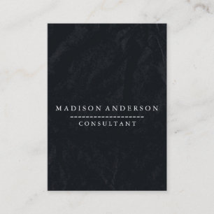 Professional Elegant Modern Black Chalk Board Business Card