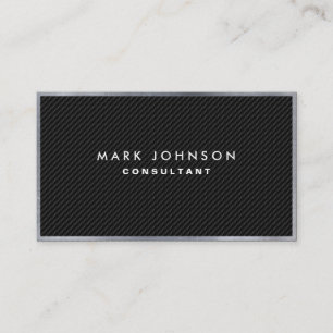 Professional Elegant Modern Carbon Fibre Cards