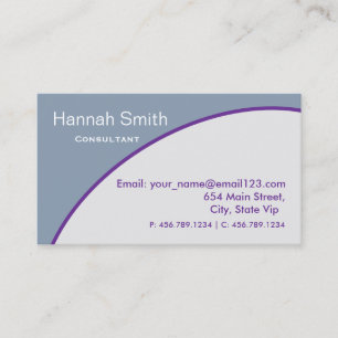 Professional Elegant Modern Consultant Business Card