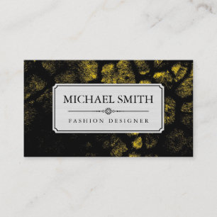 Professional Elegant Modern Leopard Skin #32 Business Card