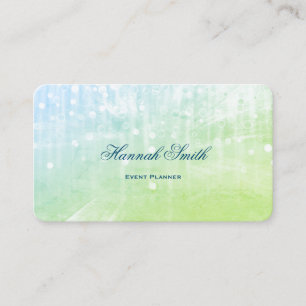 Professional elegant modern luxury glitter business card