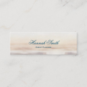Professional elegant modern luxury glitter mini bu business card
