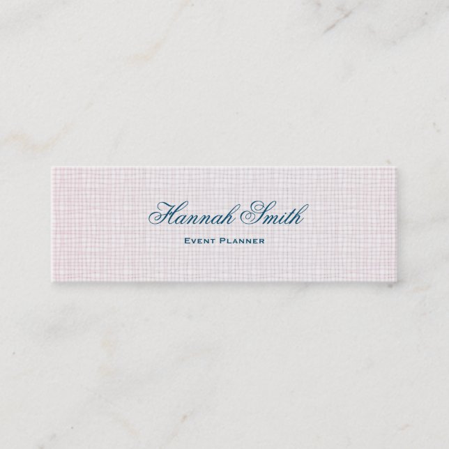 Professional elegant modern luxury glitter mini bu mini business card (Front)