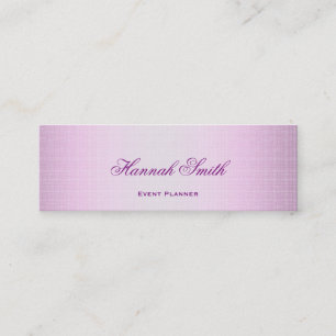 Professional elegant modern luxury glitter mini business card