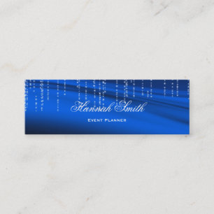 Professional elegant modern luxury glitter mini business card