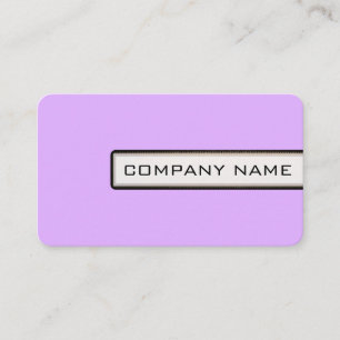 Professional Elegant Modern Mauve Minimalist Business Card