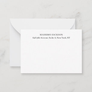 Professional elegant modern minimalist add name card