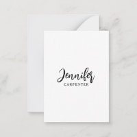 Professional elegant modern minimalist add name