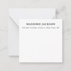 Professional elegant modern minimalist add name card