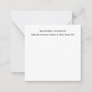 Professional elegant modern minimalist add name card