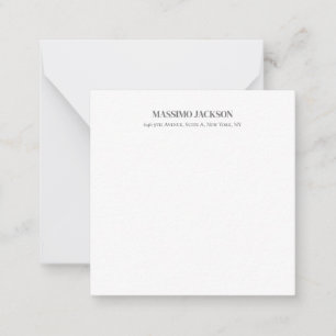 Professional elegant modern minimalist add name card