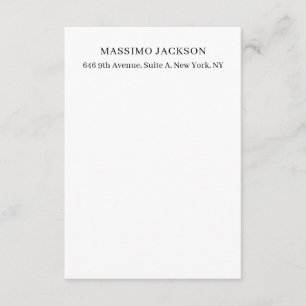 Professional elegant modern minimalist add name enclosure card