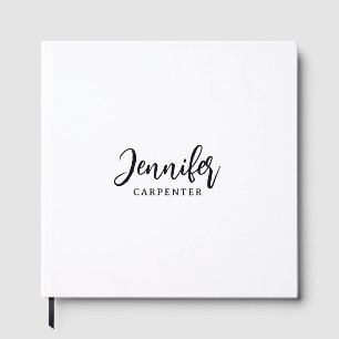 Professional elegant modern minimalist add name guest book