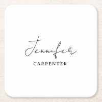 Professional elegant modern minimalist add name