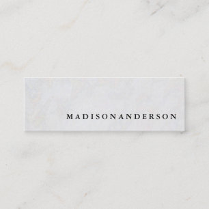 Professional Elegant Modern Minimalist Customised Mini Business Card