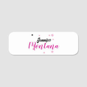 Professional elegant modern minimalist name tag