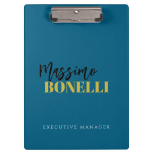 Professional elegant modern minimalist plain clipboard