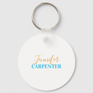 Professional elegant modern minimalist plain  key ring
