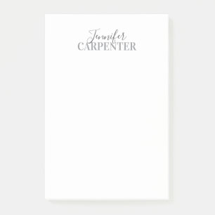 Professional elegant modern minimalist plain  post-it notes