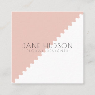 Professional Elegant Modern Minimalist Template Square Business Card