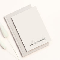 Professional Elegant Modern Personalised With Name
