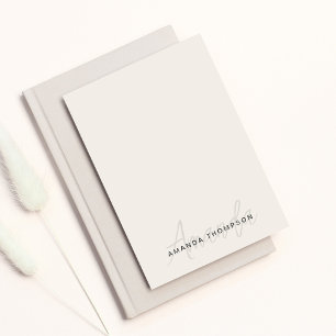Professional Elegant Modern Personalised With Name Post-it Notes