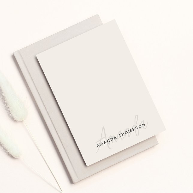 Professional Elegant Modern Personalised With Name Post-it Notes (Creator Uploaded)