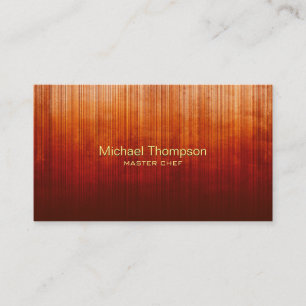 Professional Elegant Modern rustic striped ombre Business Card