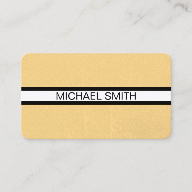 Professional Elegant Modern Vintage #4 Business Card (Front)