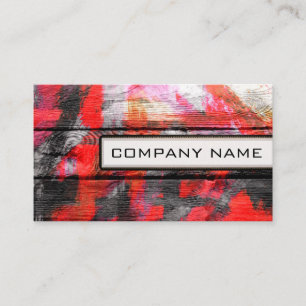 Professional Elegant Modern Wood Look #16 Business Card