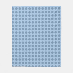Professional elegant pastel blue solid colour fleece blanket