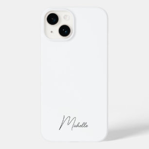 Professional Elegant Plain Minimalist Script Case-Mate iPhone 14 Case
