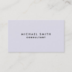 Professional Elegant Plain Modern Simple Corporate Business Card