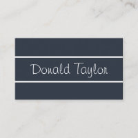 Professional Elegant Plain Simple Modern Blue Busi