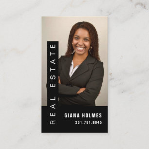Professional Elegant Real Estate Realtor Business Card