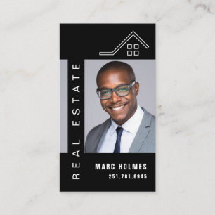 Professional Elegant Real Estate Realtor Business Card