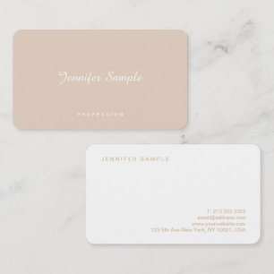 Professional Elegant Simple Creative Luxury Business Card