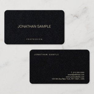 Professional Elegant Simple Creative Luxury Business Card