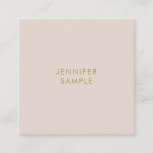Professional Elegant Simple Template Modern Luxury Square Business Card