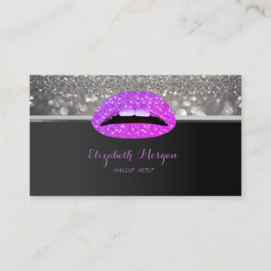 Professional Elegant Stylish Chic,Lips Business Card