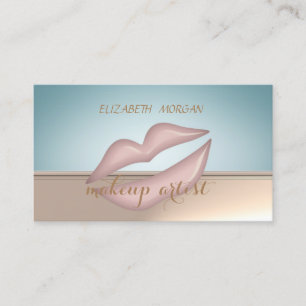 Professional Elegant Stylish Chic,Lips Business Card