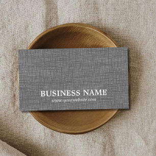 Professional Elegant Texture Grey Consultant Business Card