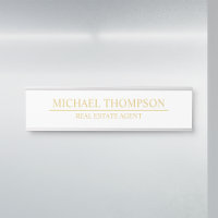 Professional Elegant White and Gold
