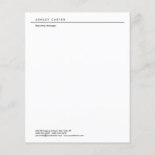 Professional elegant white plain minimalist modern