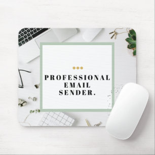 'Professional Email Sender.' Funny Coworker Gift Mouse Pad