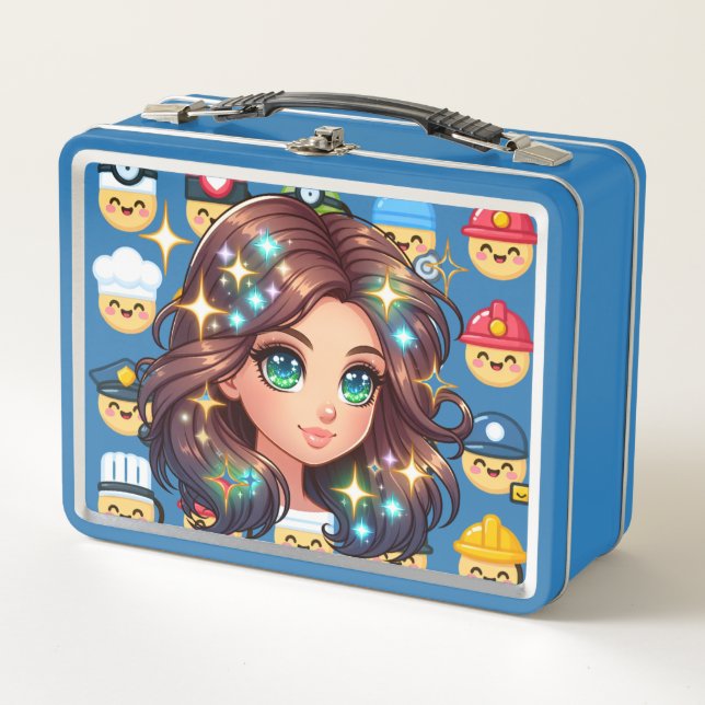 Professional Emoji Metal Lunchbox (Front)