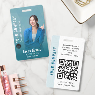 Professional Employee ID Badge Business
