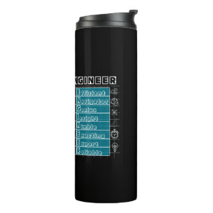 Professional Engineer Definition Blueprint Insulat Thermal Tumbler